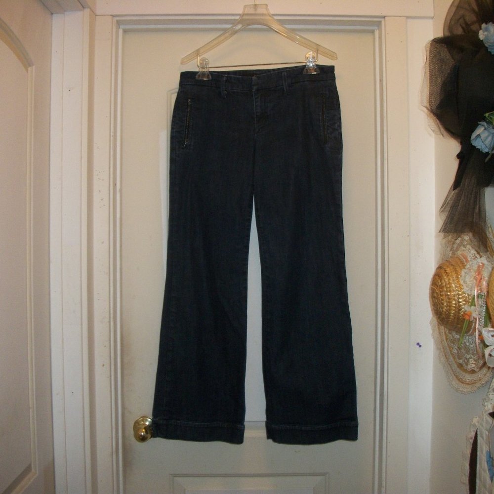 JOES DARK BELL BOTTOM JEANS  W 34